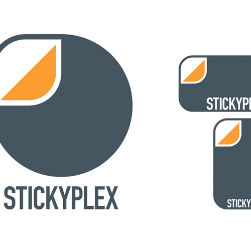 STICKYPLEX // 
logo for vinyl wall graphics compan