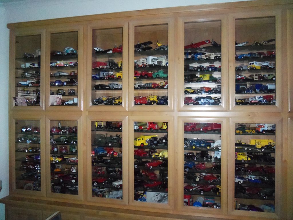 custom display case in a office setting