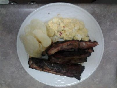 An example of out lunch meal