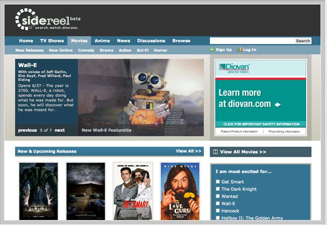 Sidereel screenshot - worked on naming campaign, l