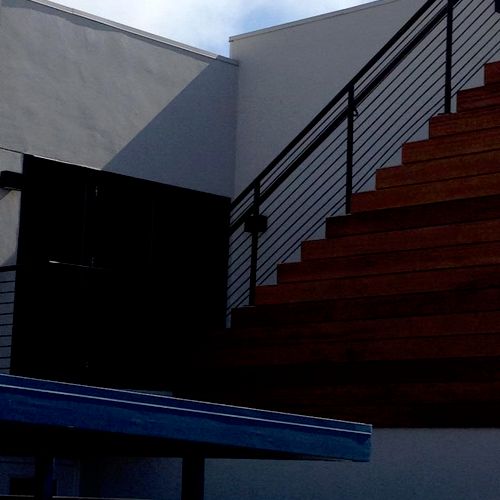 Handrails and guardrails for home in Newport Beach
