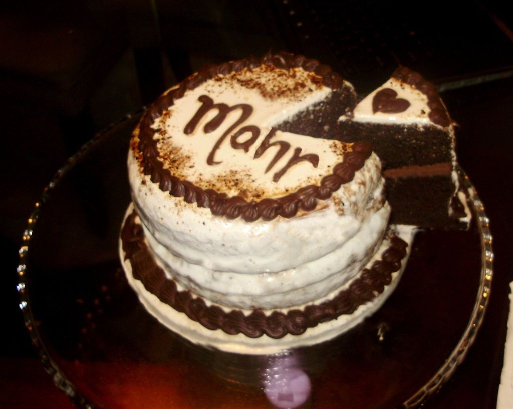 spongy chocolate cake with liquid royal icing and 