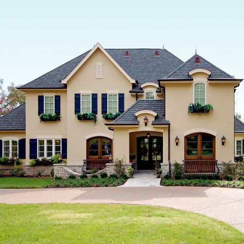 This French Country Estate is grand yet inviting. 