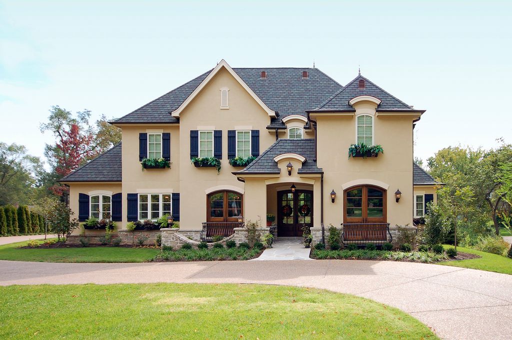 This French Country Estate is grand yet inviting. 
