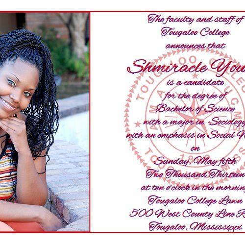 Invitations made from photo sessions