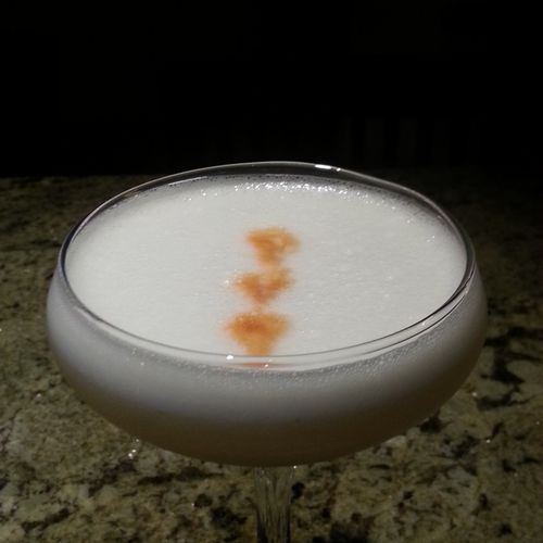 whiskey sour "white angel" winning cocktail of coc