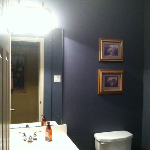 Painted Bathroom