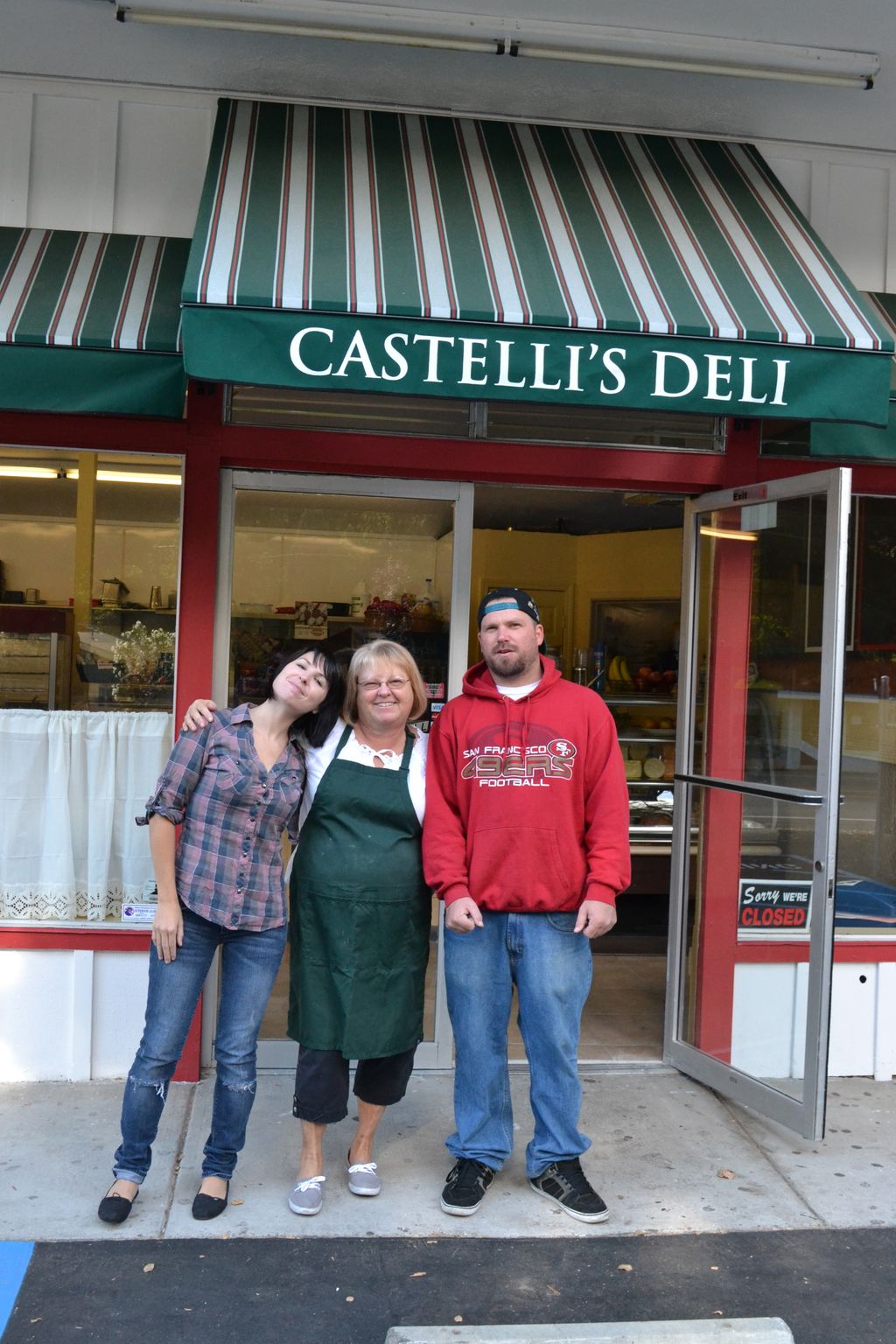 Mama C, Chiara and Gianni...