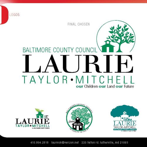 LOGO Design for LAURIE TAYLOR-MITCHELL running for