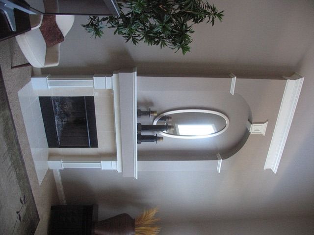 I designed this arch build out and we painted this