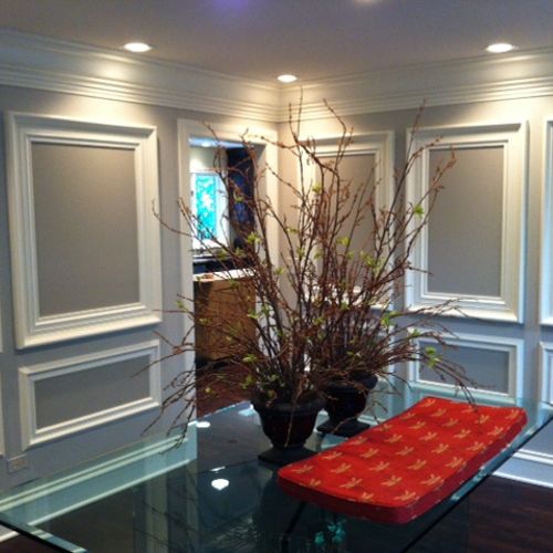 We installed and painted this Molding