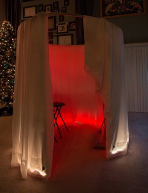 Our beautifully designed booth looks like an event