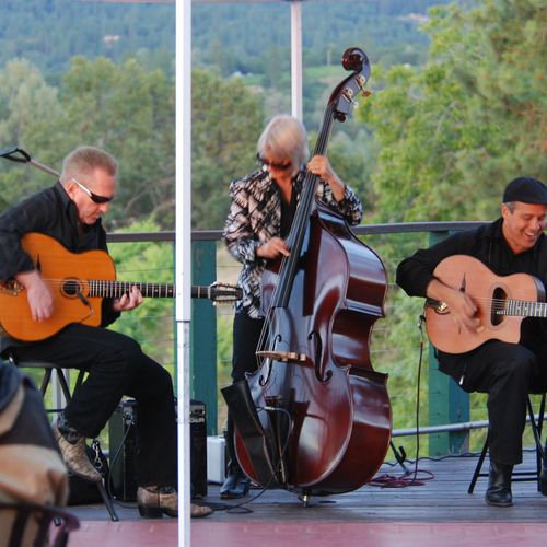 Our gypsy swing group,Jazz Gitan,performing in the