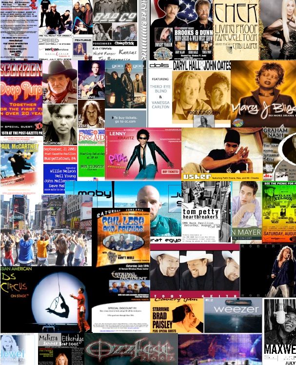 We work with the biggest artists and venues in the