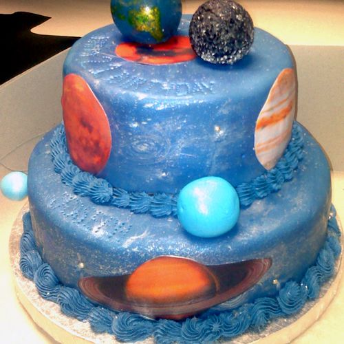 Out of the World 21st Birthday Cake