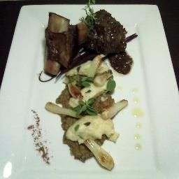 Braised Short Ribs with your favorite side accompa