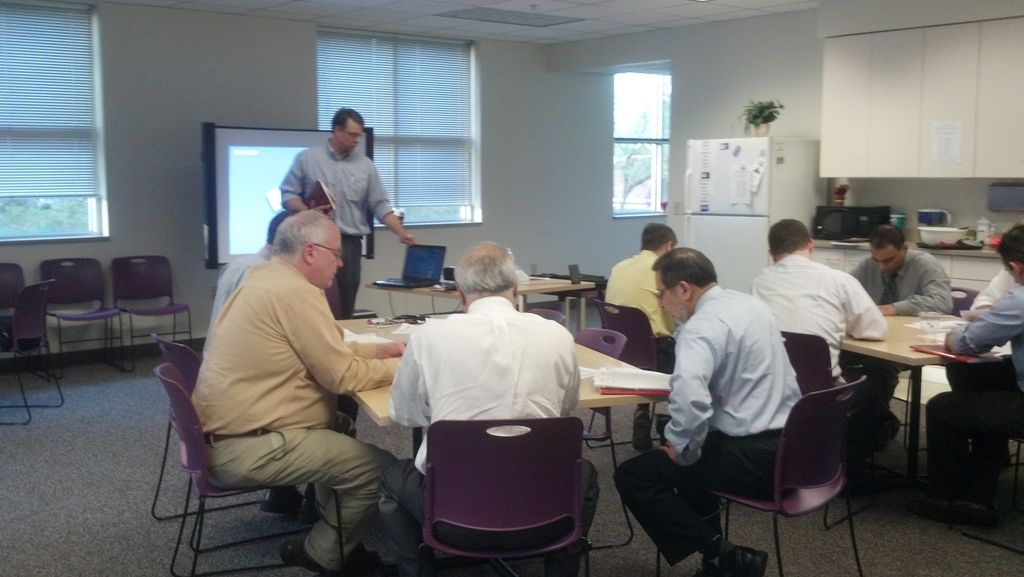 ACLS training with cardiology group