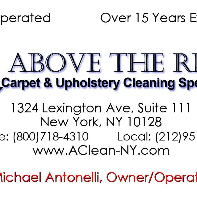 Above The Rest Carpet and Upholstery Cleaning S...