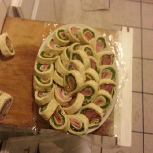 Ham and Turkey wraps
