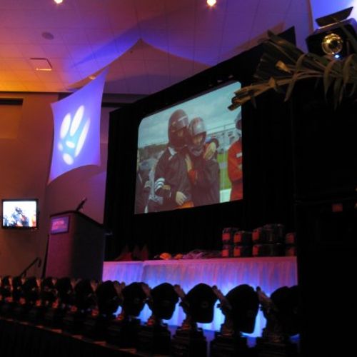 Lighting we provided for a corporate event here in