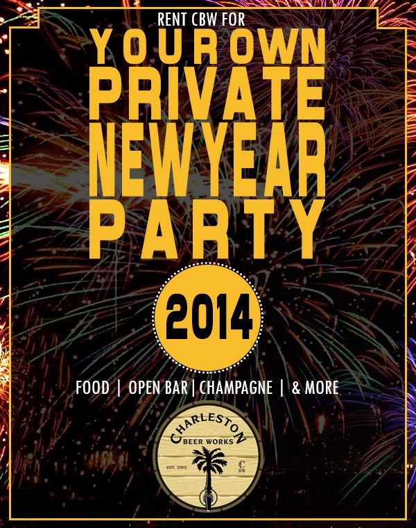New Years Party Promo for Charleston Beerworks