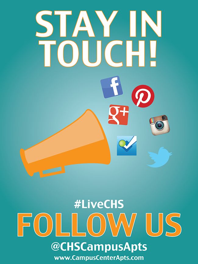 Social Media Promotional Poster for Campus Center 