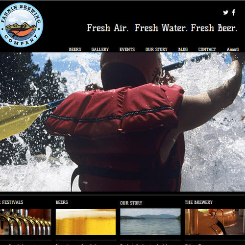 We launched the website for Fannin Brewing Company