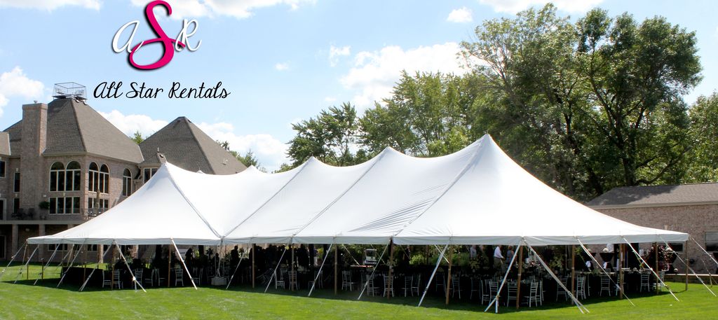 Our custom tension tent!