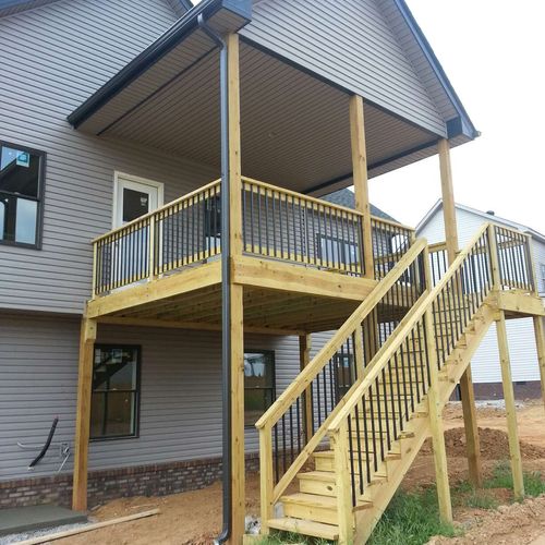 Two story deck