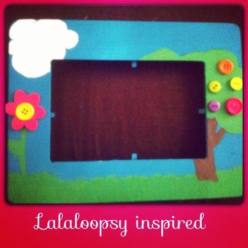 Lalaloopsy inspired wood frame