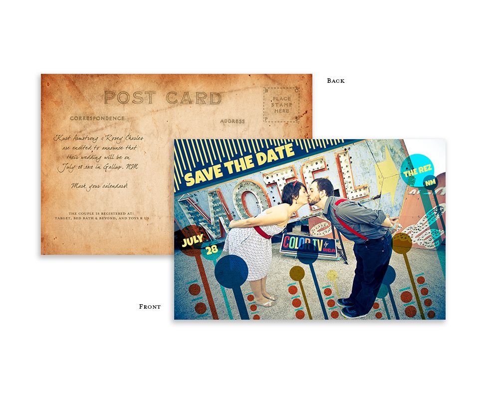 Save the date for wedding