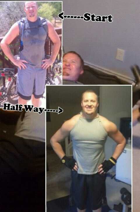 Successful in dropping 20lbs. while adding 12lbs. 