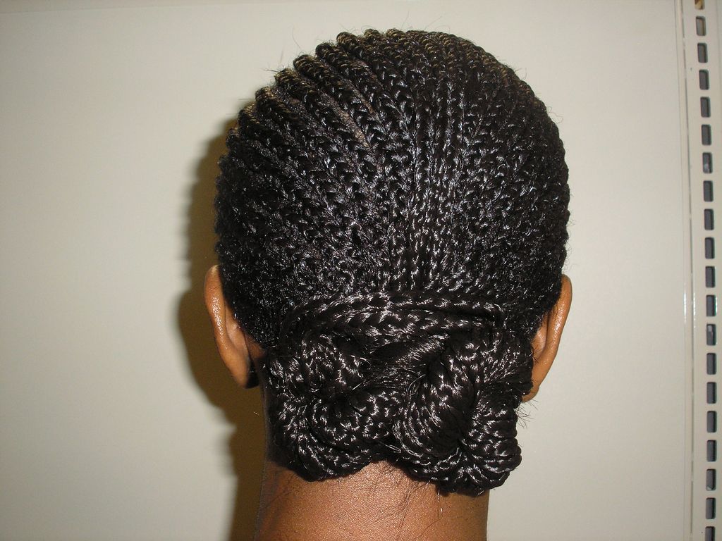 Cornrow Braids/Extensions (Back)