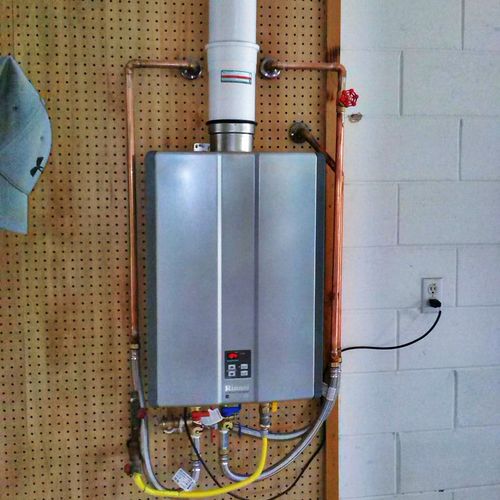 install tankless water heaters