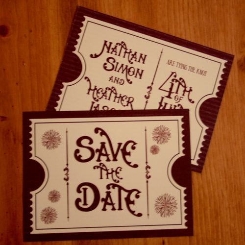 Save the Date and Invitations
