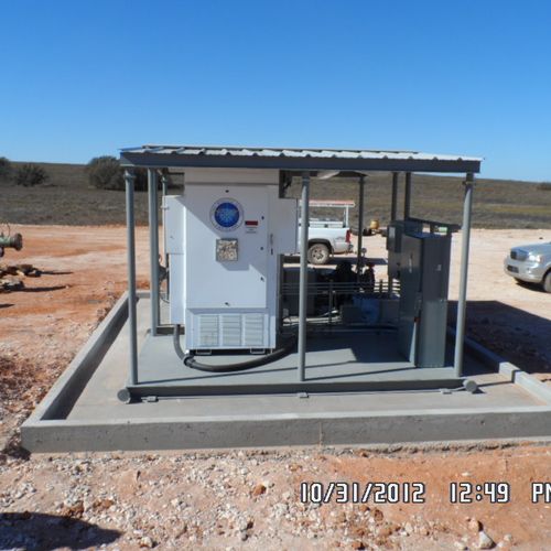 Pumping Station in the Texas panhandle for Linn En