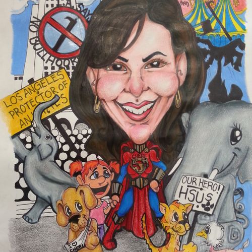 Caricature for City of L.A.: Award Presentation 20