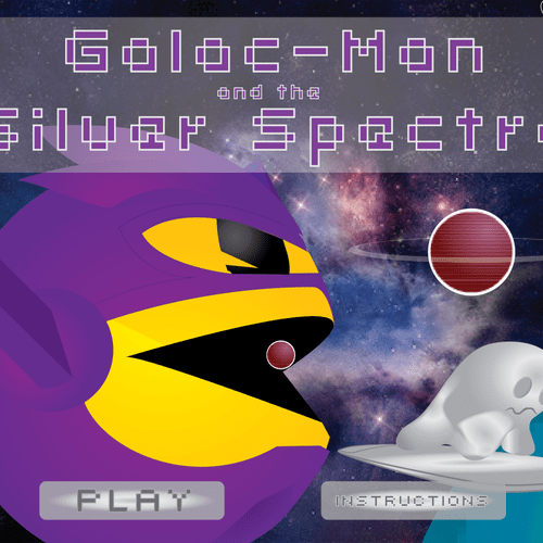 Galac-Man and the Silver Specter Flash game.
All a