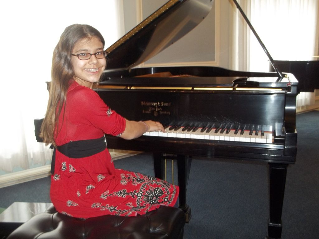 Anna playing for the Federation Festival event