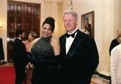 At the White House with President Bill Clinton
