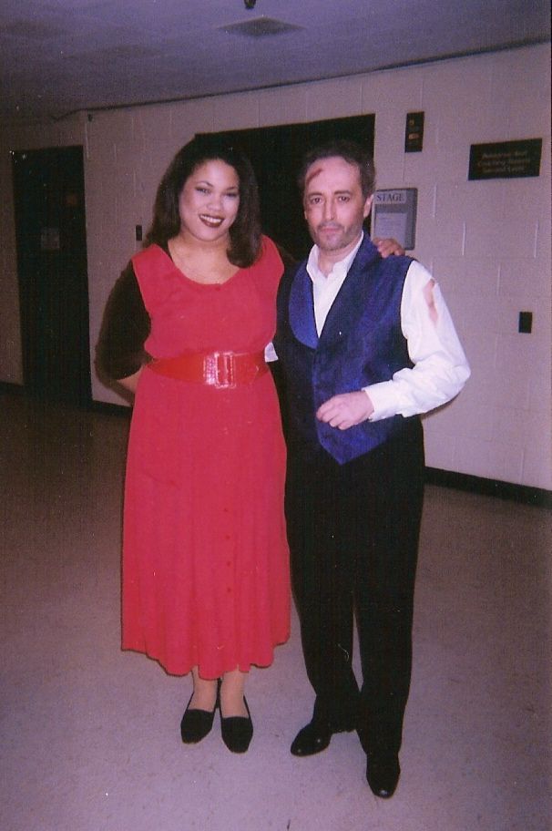 Backstage with Jose Carreras at Washington Nationa