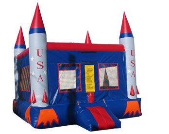 Rocket Ship Bouncy House