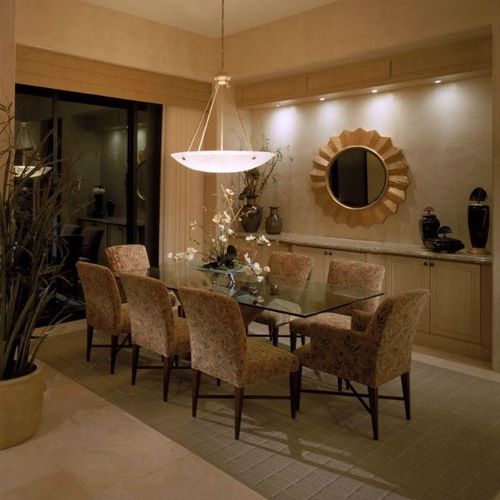Formal dining room of Indian Wells Country Club re