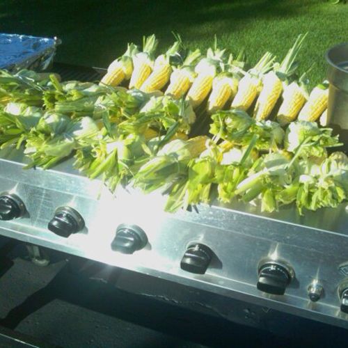 Corn on  the Barbecue !