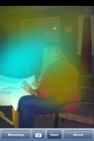 Aura Picture while Channeling Reiki Energy
