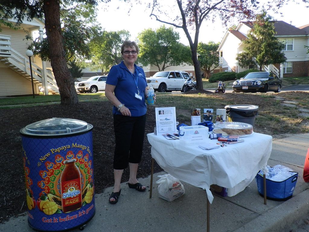 Rohde Insurance Agency booth at National Night Out