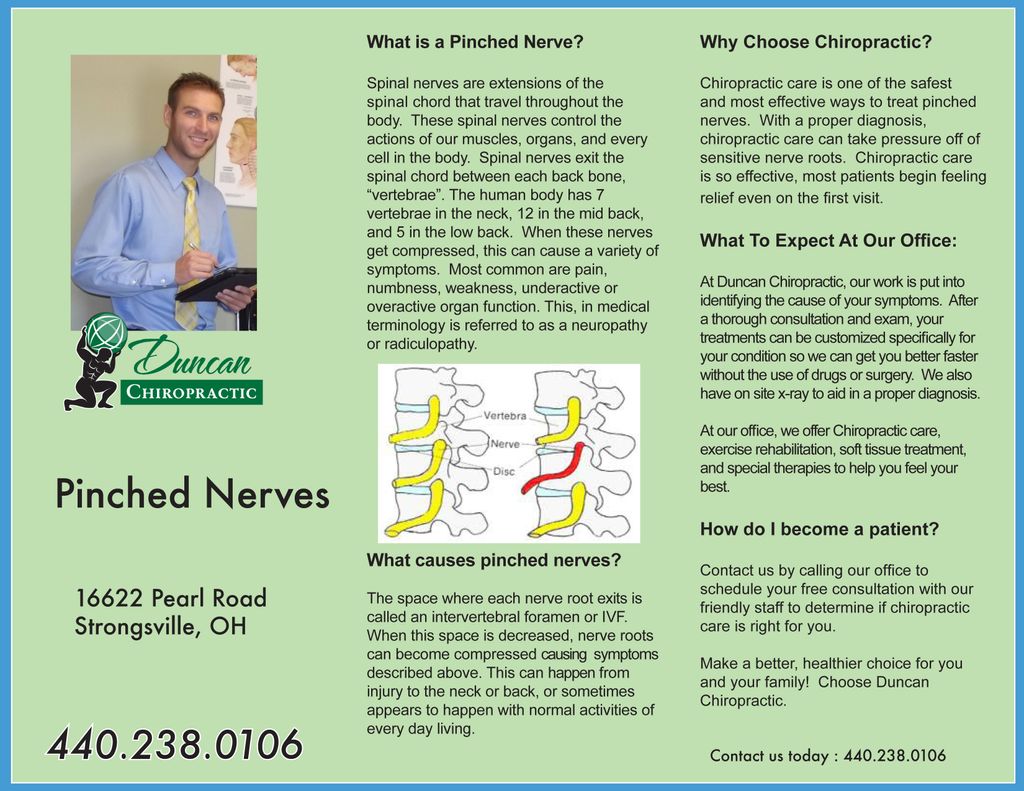 One of 5 brochure's done for Duncan Chiropractic.