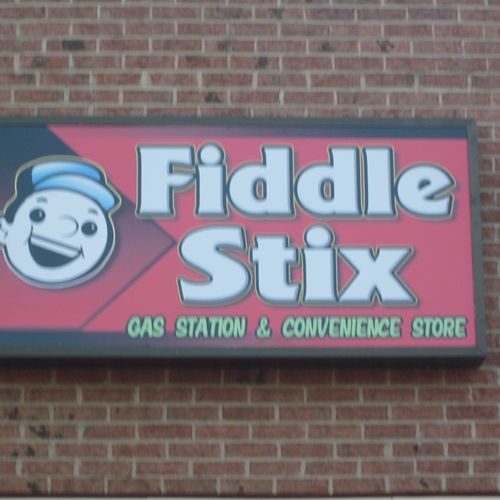 Fiddle Stix Identity Sign