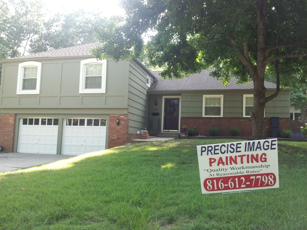 Completed Shawnee Mission exterior painting projec