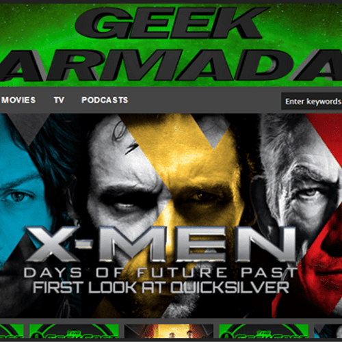 My custom design for Geek Armada.com: all site gra